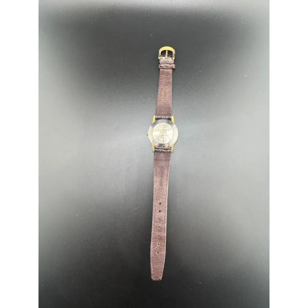 VOA 50th Anniversary 1942-1992 Gold-Tone Watch, Croc Band